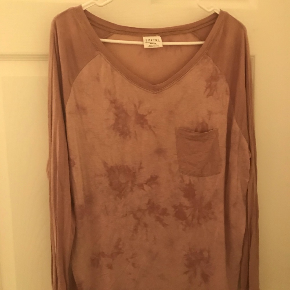 pink tie dye tee